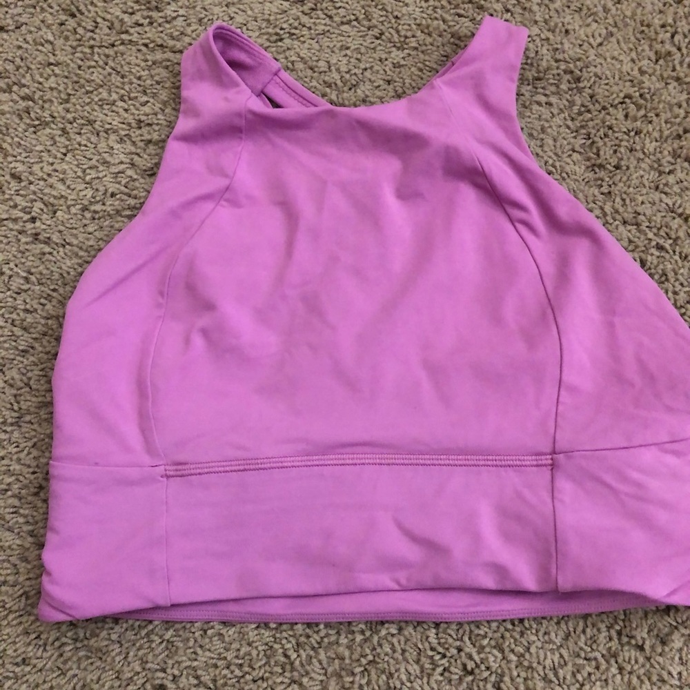Lululemon high neck sports bra.